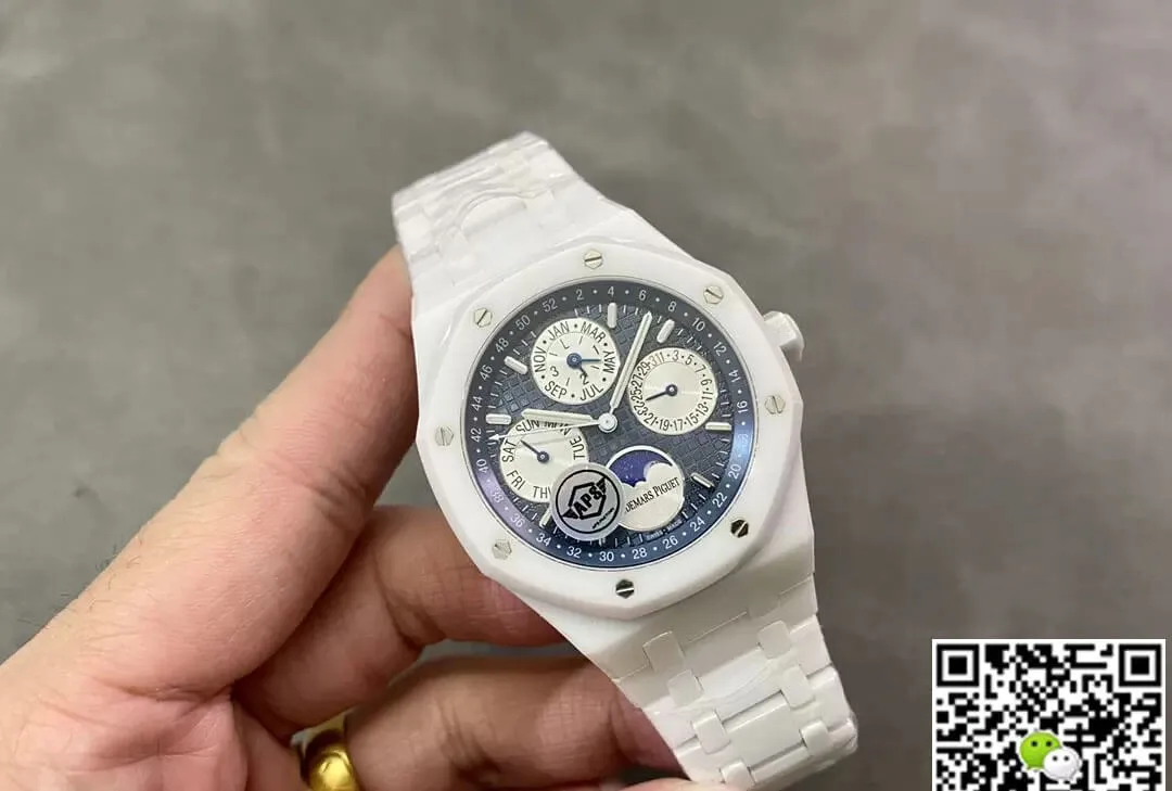 Audemars Piguet Royal Oak 26579CB.OO.1225CB.01 APS Factory V3 1:1 Best Edition Replica Watch White Case